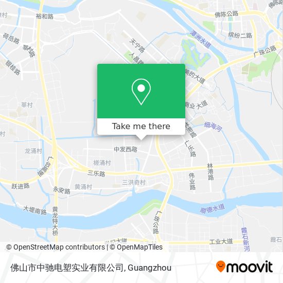 佛山市中驰电塑实业有限公司 map
