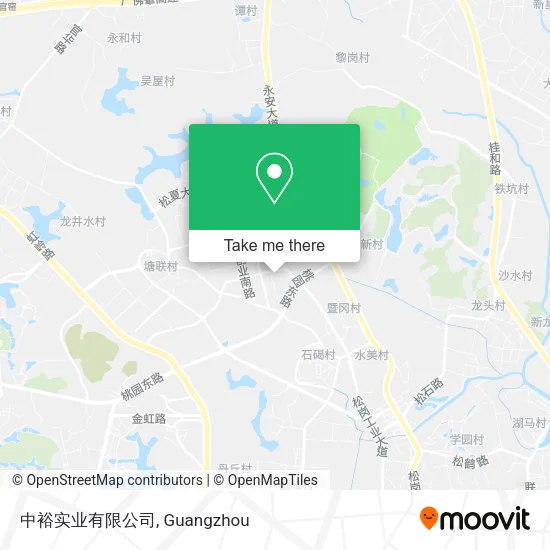 中裕实业有限公司 map