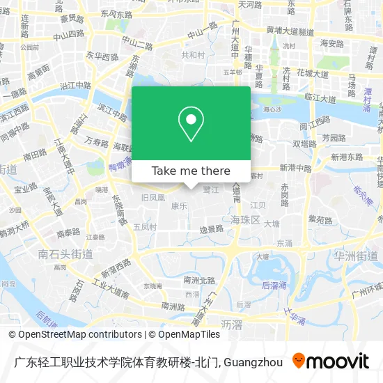 广东轻工职业技术学院体育教研楼-北门 map