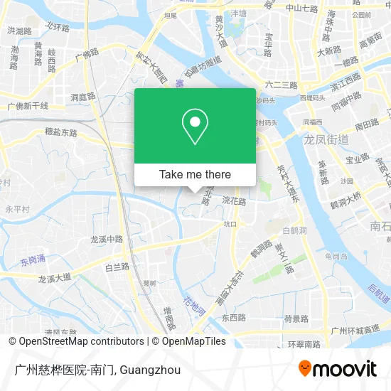 广州慈桦医院-南门 map