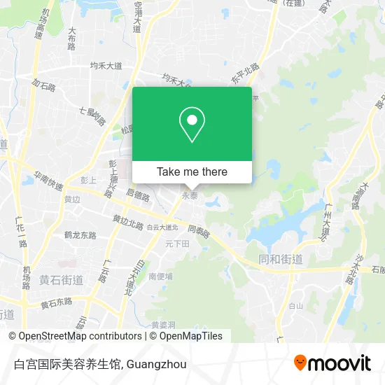 白宫国际美容养生馆 map