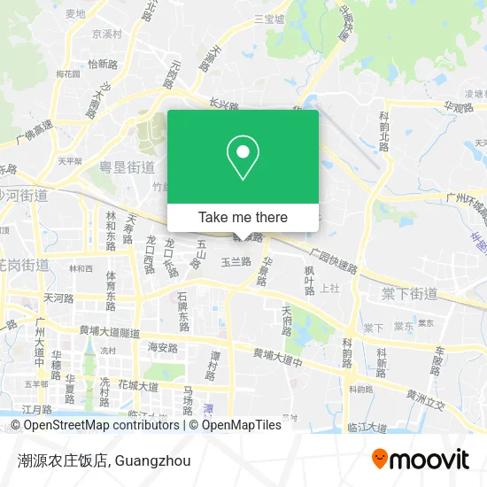 潮源农庄饭店 map