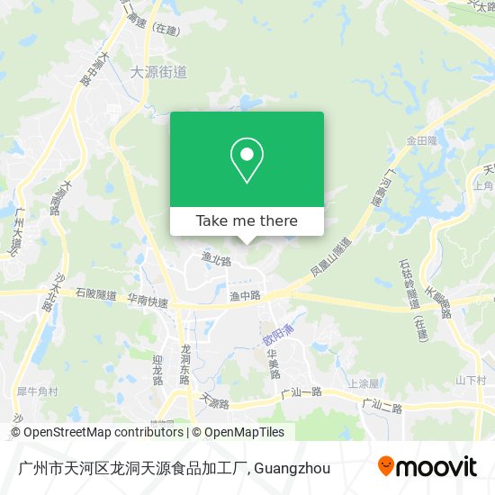 广州市天河区龙洞天源食品加工厂 map
