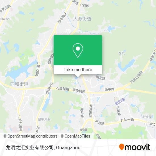 龙洞龙汇实业有限公司 map