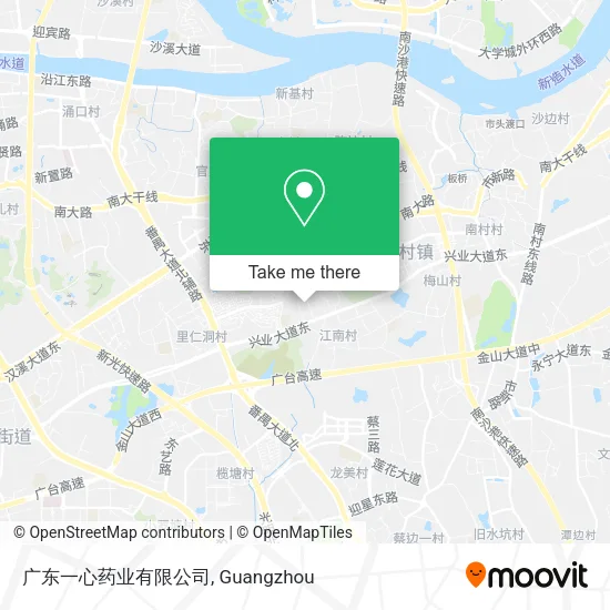 广东一心药业有限公司 map