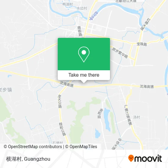 横湖村 map