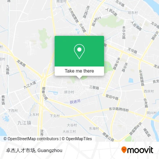 卓杰人才市场 map