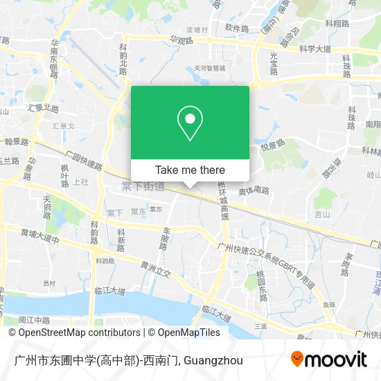 广州市东圃中学(高中部)-西南门 map