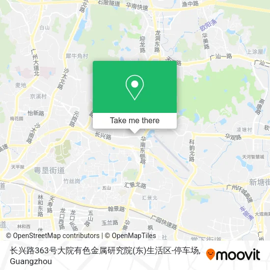 长兴路363号大院有色金属研究院(东)生活区-停车场 map