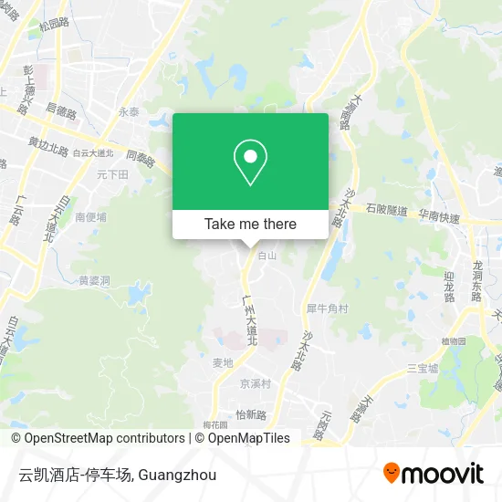 云凯酒店-停车场 map