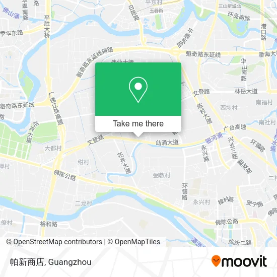 帕新商店 map