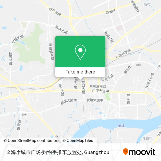 金海岸城市广场-购物手推车放置处 map