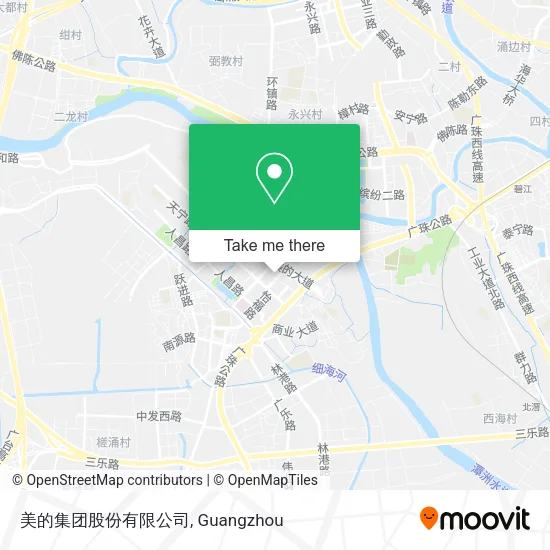 美的集团股份有限公司 map
