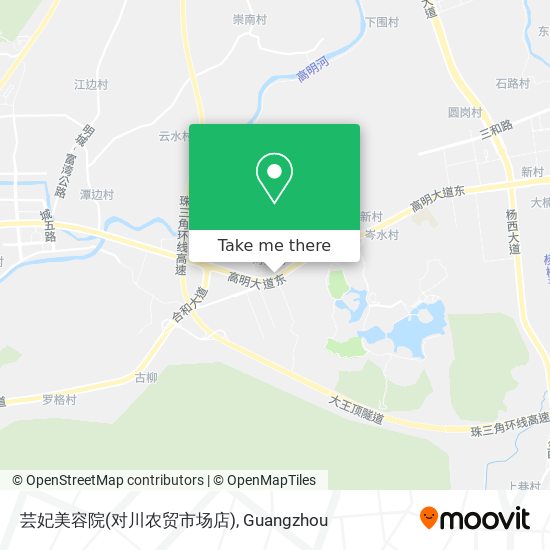 芸妃美容院(对川农贸市场店) map