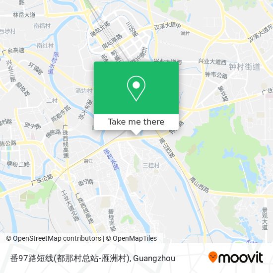 番97路短线(都那村总站-雁洲村) map