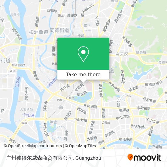 广州彼得尔威森商贸有限公司 map