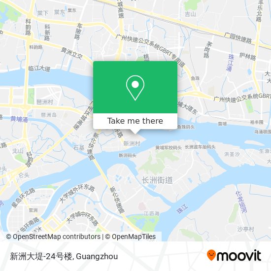 新洲大堤-24号楼 map