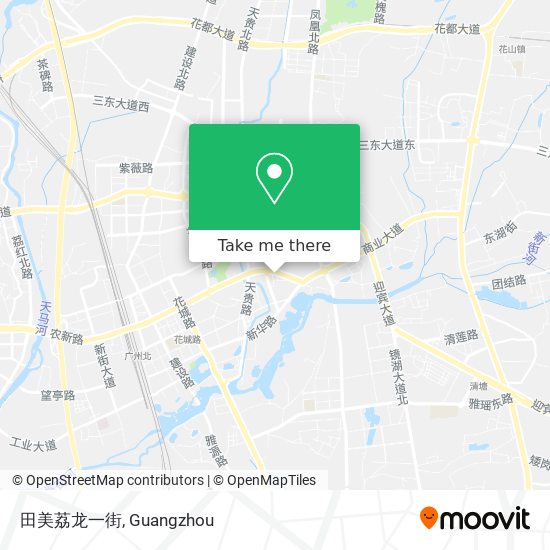 田美荔龙一街 map