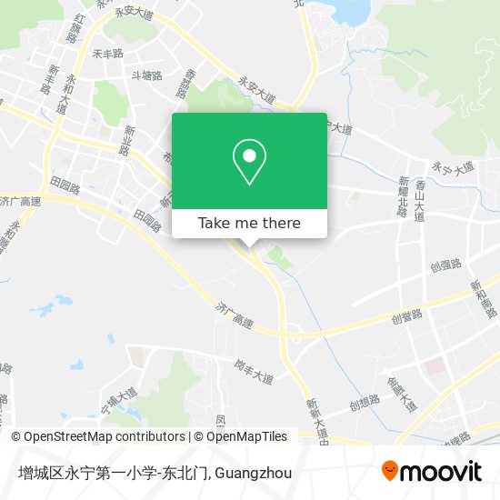 增城区永宁第一小学-东北门 map