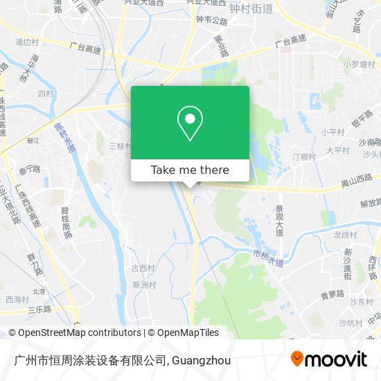 广州市恒周涂装设备有限公司 map