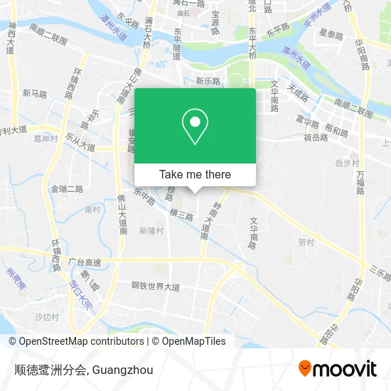 顺德鹭洲分会 map