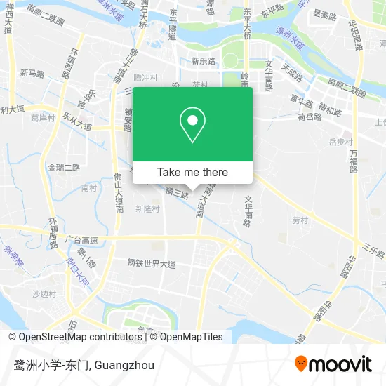 鹭洲小学-东门 map