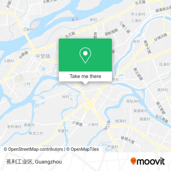 蕉利工业区 map