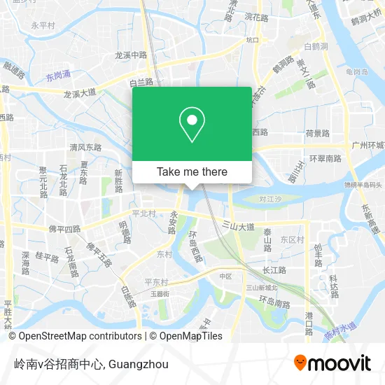 岭南v谷招商中心 map