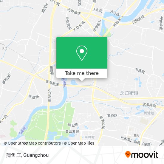 蒲鱼庄 map
