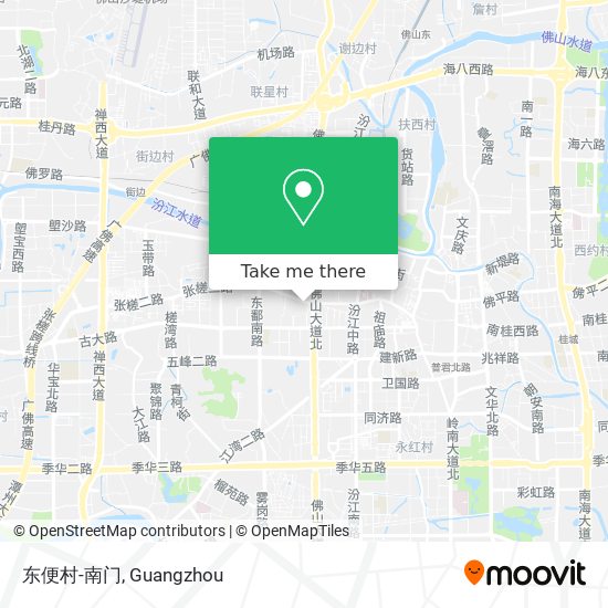 东便村-南门 map