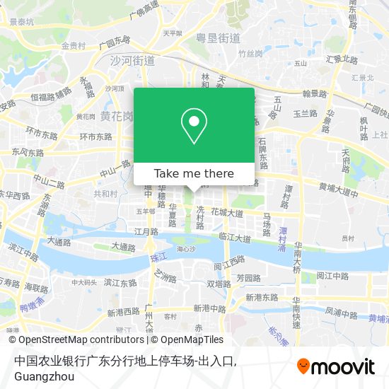 中国农业银行广东分行地上停车场-出入口 map