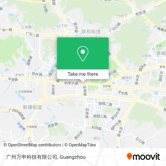 广州万申科技有限公司 map