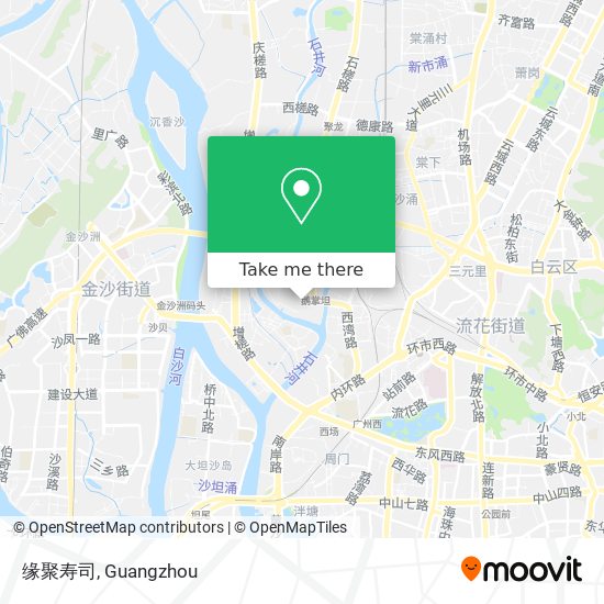 缘聚寿司 map