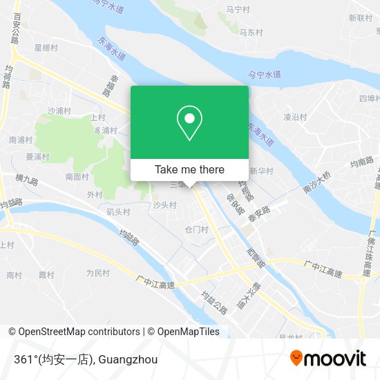 361°(均安一店) map