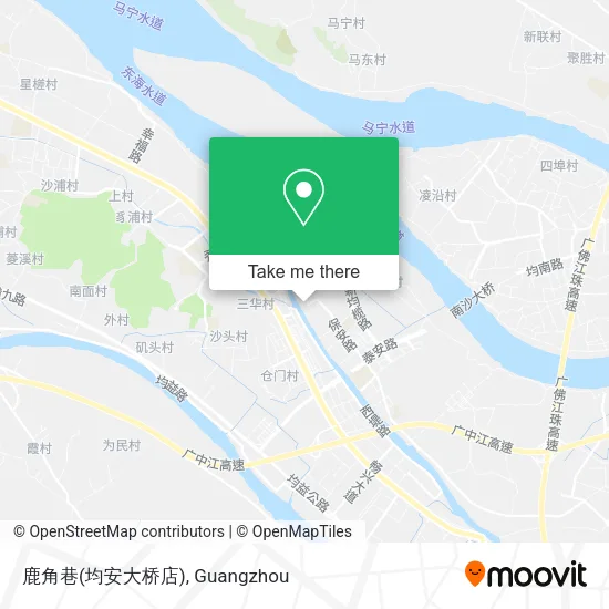 鹿角巷(均安大桥店) map