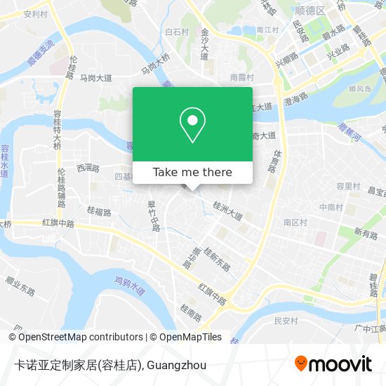 卡诺亚定制家居(容桂店) map