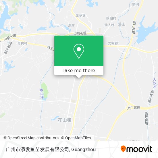 广州市添发鱼苗发展有限公司 map