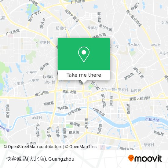 快客诚品(大北店) map