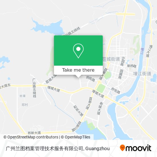 广州兰图档案管理技术服务有限公司 map
