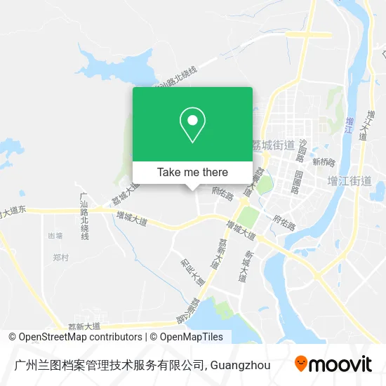 广州兰图档案管理技术服务有限公司 map