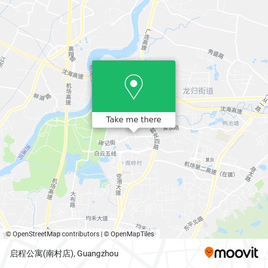 启程公寓(南村店) map