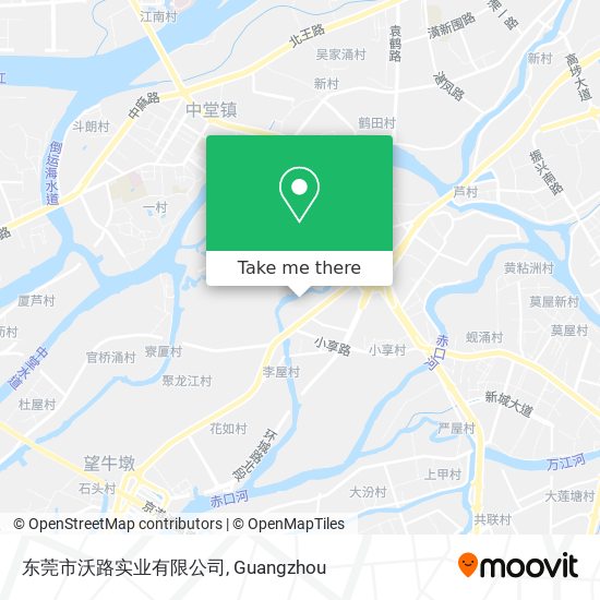 东莞市沃路实业有限公司 map