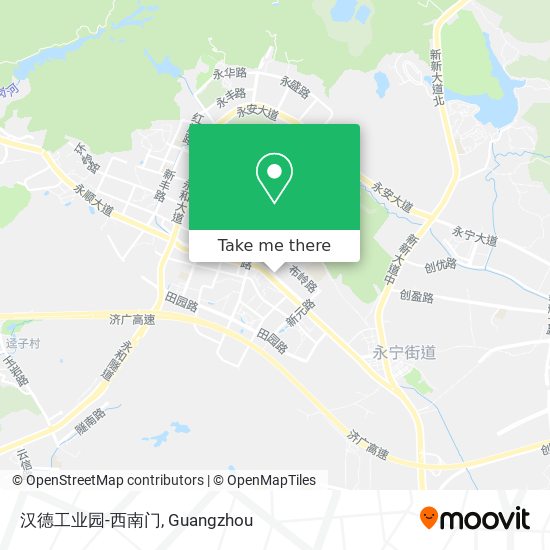 汉德工业园-西南门 map