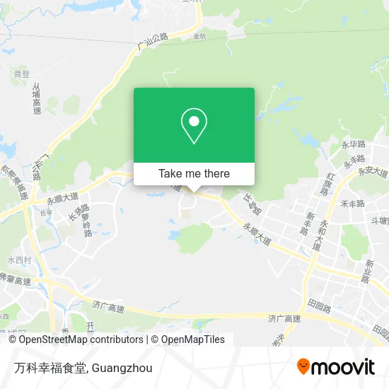 万科幸福食堂 map