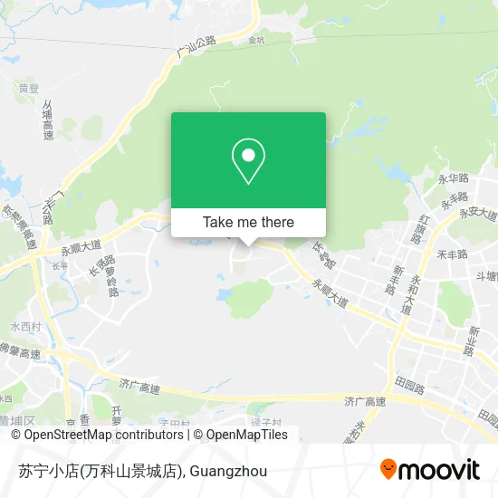 苏宁小店(万科山景城店) map