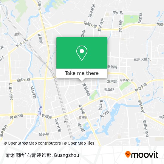 新雅穗华石膏装饰部 map