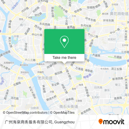 广州海泉商务服务有限公司 map