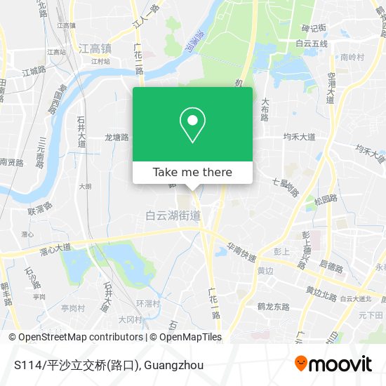 S114/平沙立交桥(路口) map