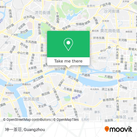 坤一茶荘 map