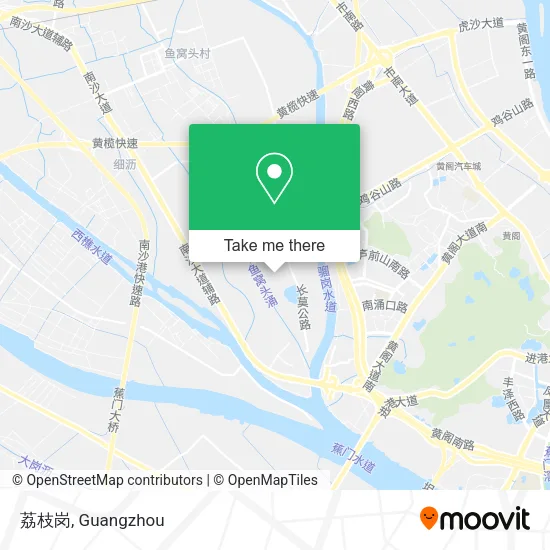 荔枝岗 map